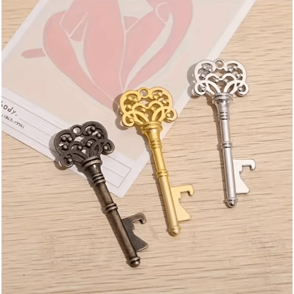 Vintage Crown Key Bottle Opener Classic Metal Barware Tool For Home And Events 5