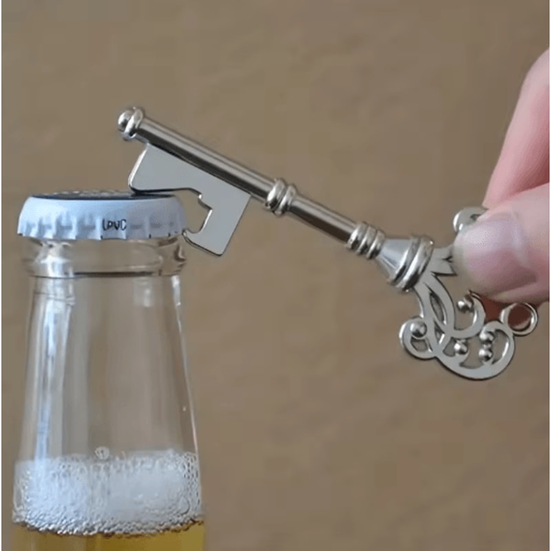 Vintage Crown Key Bottle Opener Classic Metal Barware Tool For Home And Events 6