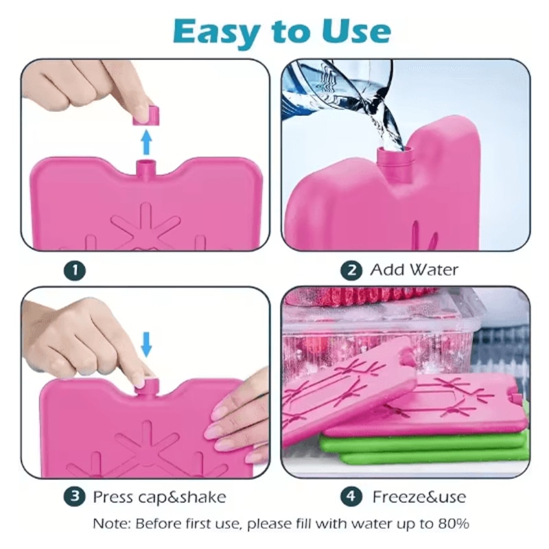 Reusable Ultra Thin Cooling Ice Pack Lightweight Cold Pack For Outdoor Food Storage 5