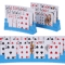 Expandable Three Layer Plastic Card Holder Set Interactive Hands Free Game Accessory 2pcs 1Set 2