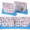 Expandable Three Layer Plastic Card Holder Set Interactive Hands Free Game Accessory 2pcs 1Set 2