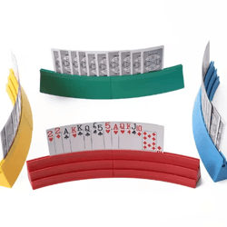 expandable three layer plastic card holder set interactive hands free game accessory 2pcs 1set