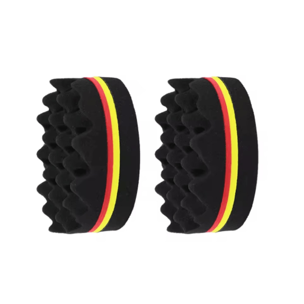 Oval Double Sided Twist Hair Sponge Brush Magic Curl Tool For Afro And Coily Hair 2