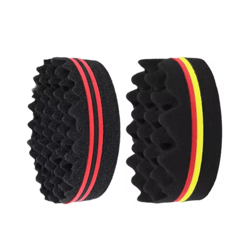 Oval Double Sided Twist Hair Sponge Brush Magic Curl Tool For Afro And Coily Hair 7