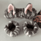 3pcs Cute Cat Ear Plush Headband Set Leopard Print Spa And Makeup Hair Bands With Wrist Straps 6