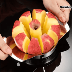 stainless steel fruit slicer and peeler easy apple and orange cutting kitchen tool