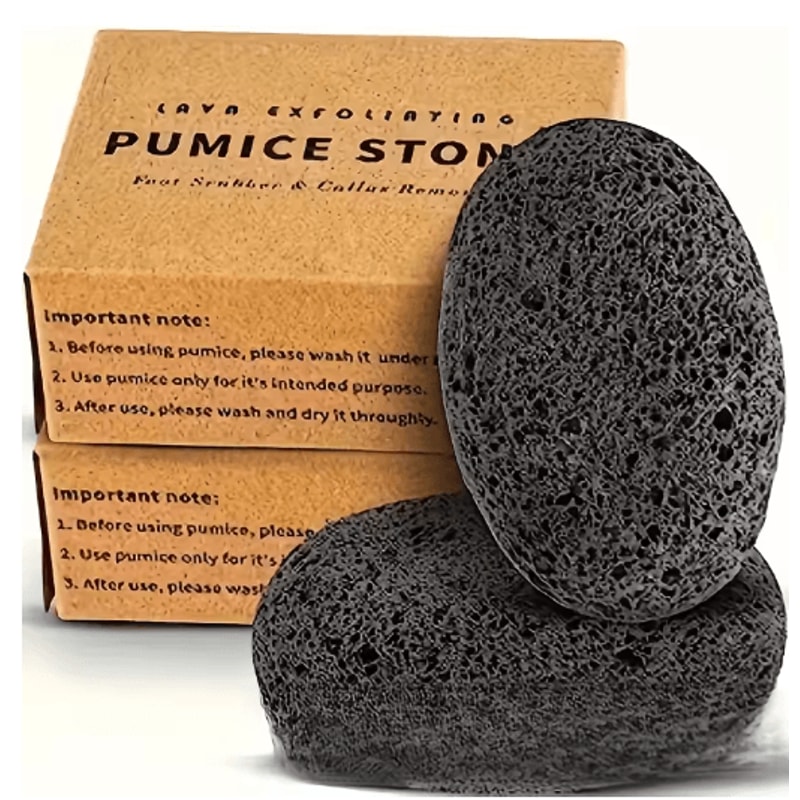 Natural Pumice Stone Exfoliator Gentle Foot And Hand Callus Remover For Smooth Skin 0
