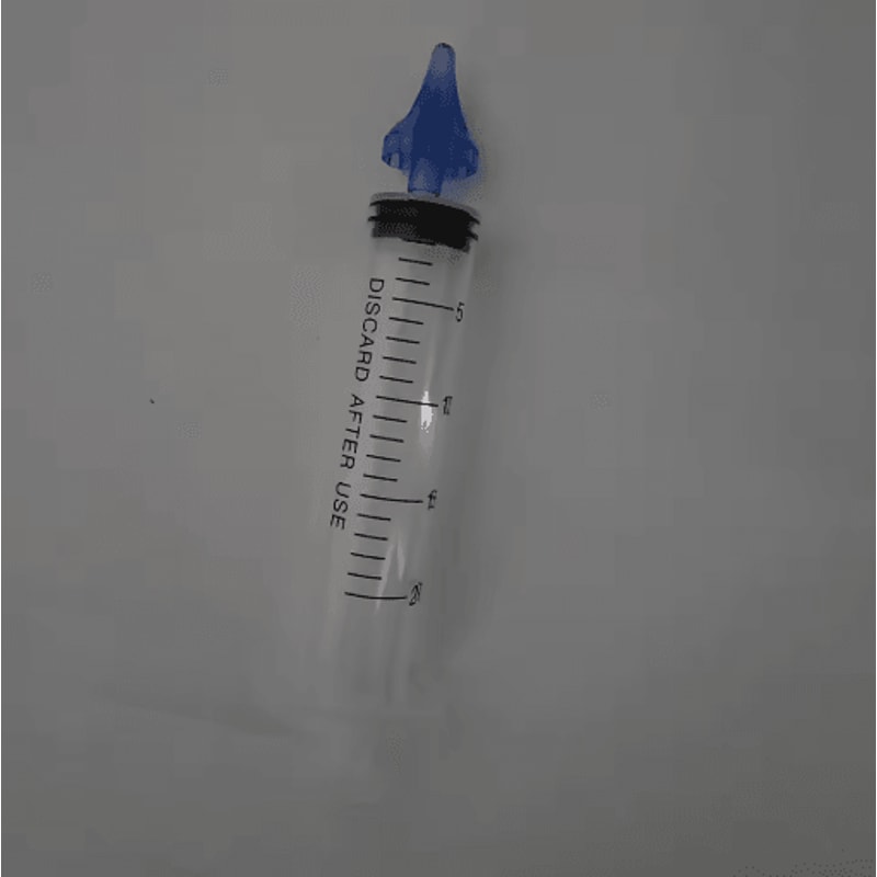 Ear Wax Removal Rinse Syringe Kit Gentle Ear Cleaning Tool With Replacement Tip Nozzle 1