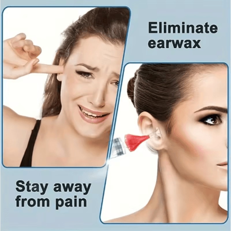 Ear Wax Removal Rinse Syringe Kit Gentle Ear Cleaning Tool With Replacement Tip Nozzle 3