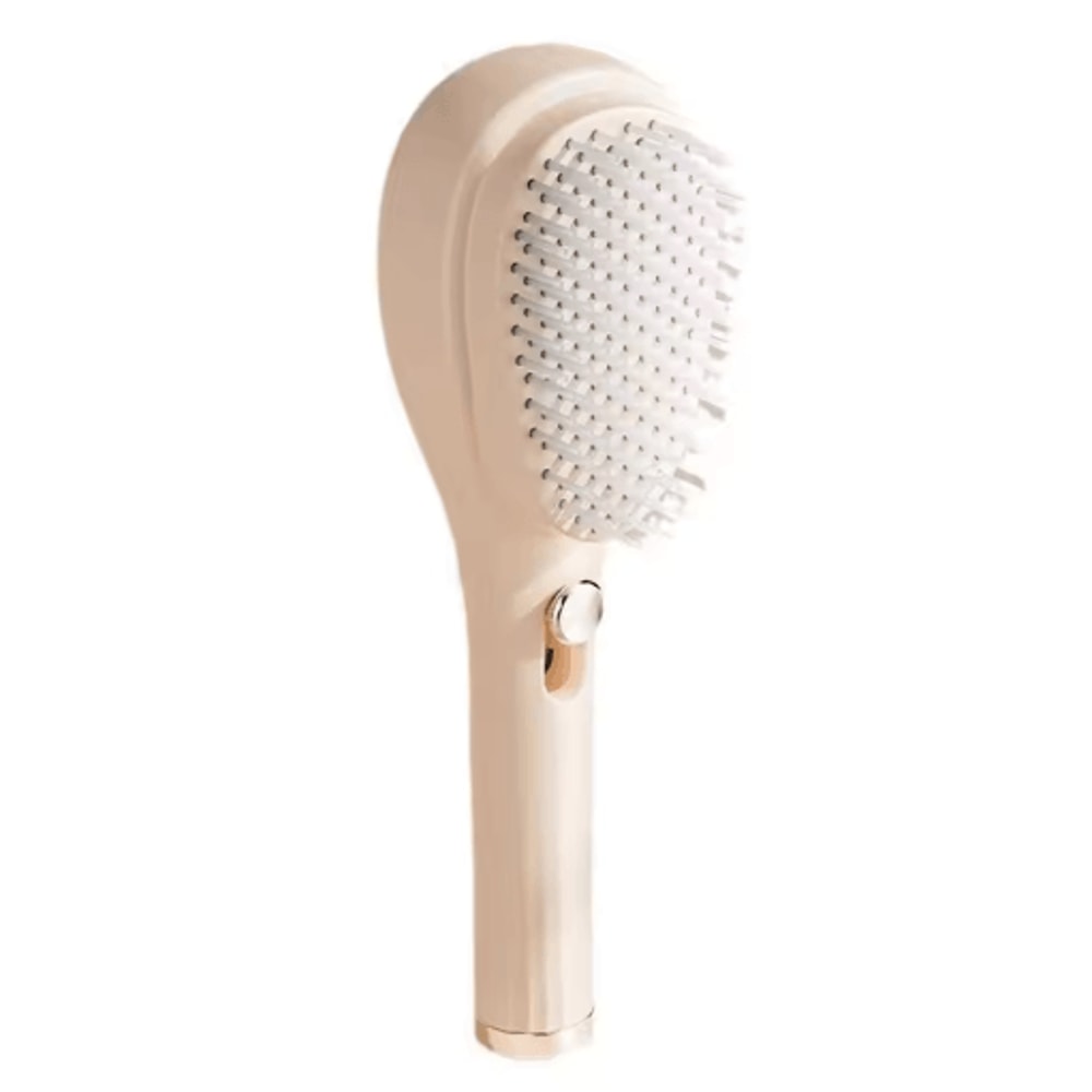 Self Cleaning Retractable Hairbrush Anti Static Scalp Massage Styling Comb For Salon And Travel 1