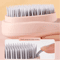 Self Cleaning Retractable Hairbrush Anti Static Scalp Massage Styling Comb For Salon And Travel 5