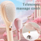 Self Cleaning Retractable Hairbrush Anti Static Scalp Massage Styling Comb For Salon And Travel 7