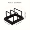 3in1 Kitchen Organizer Rack Space Saving Countertop Drying And Storage For Pots Lids And Boards 4