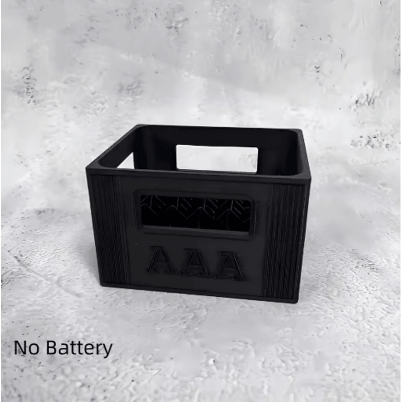 3D Printed AA AAA Battery Storage Box Large Capacity Battery Organizer With 30 20 Slots 3