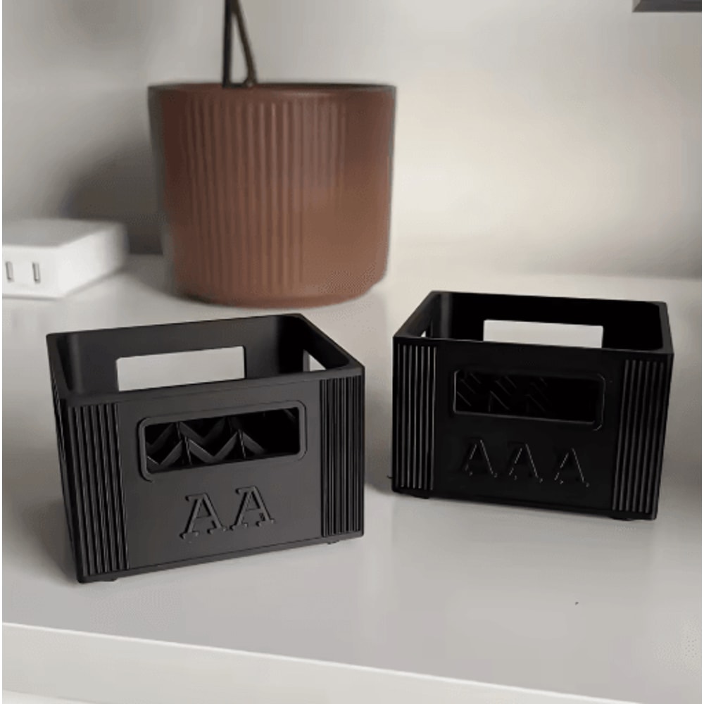 3D Printed AA AAA Battery Storage Box Large Capacity Battery Organizer With 30 20 Slots 5