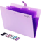 Expanding File Folder 5 Pocket A4 Document Organizer For School And Office 1
