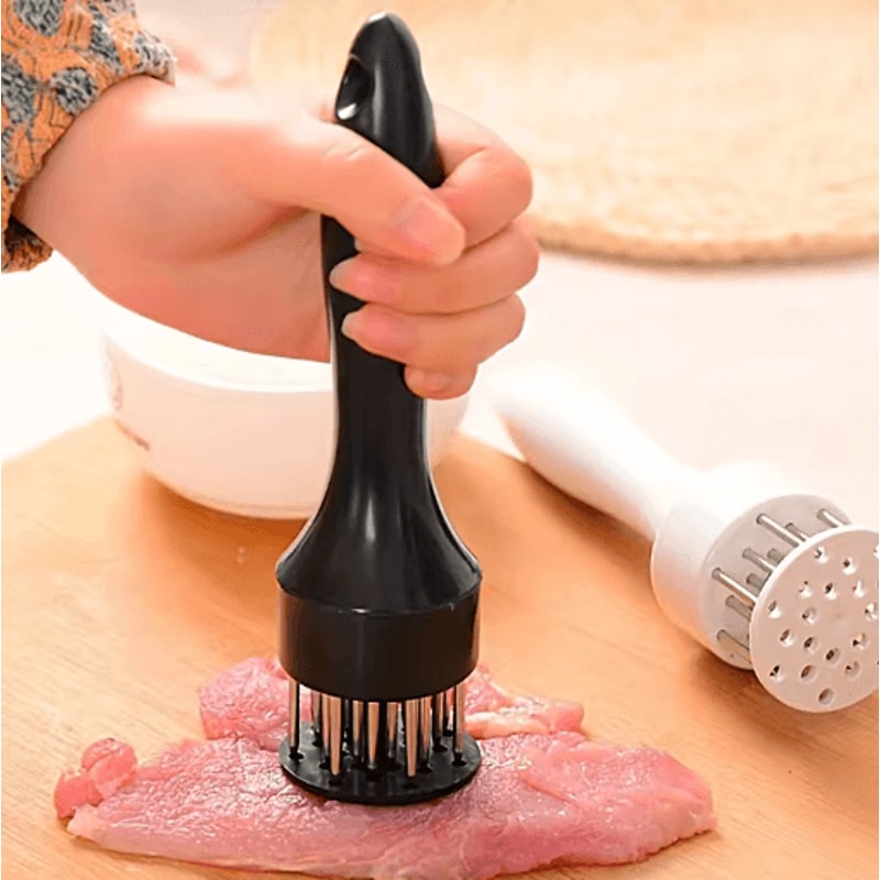 Stainless Steel Meat Tenderizer Needle Steak Tenderizer And Manual Meat Hammer Tool 1