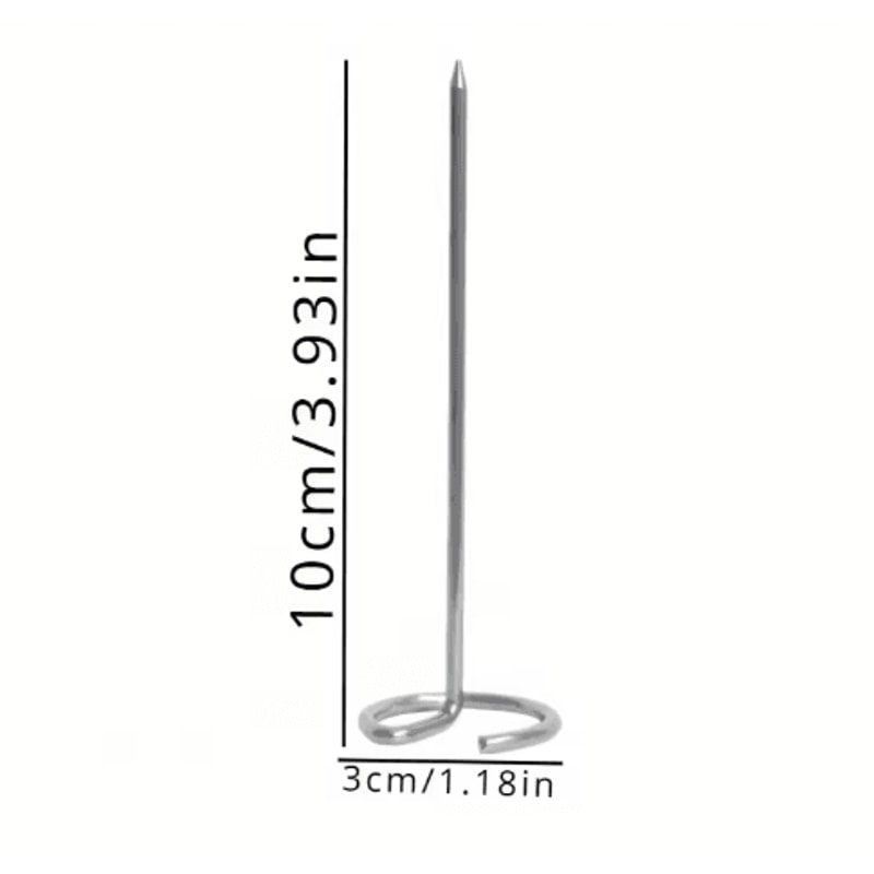 Stainless Steel Air Fryer Skewers 10PCS Vertical Kebab Needles For Oven And BBQ 3