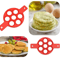 Silicone 7 Hole Egg And Pancake Mold Non Stick Food Grade Baking Pan With Handle 3