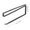 Wall Mounted Paper Roll Holder No Drill Kitchen And Bathroom Storage Rack 2
