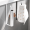 Wall Mounted Paper Roll Holder No Drill Kitchen And Bathroom Storage Rack 5