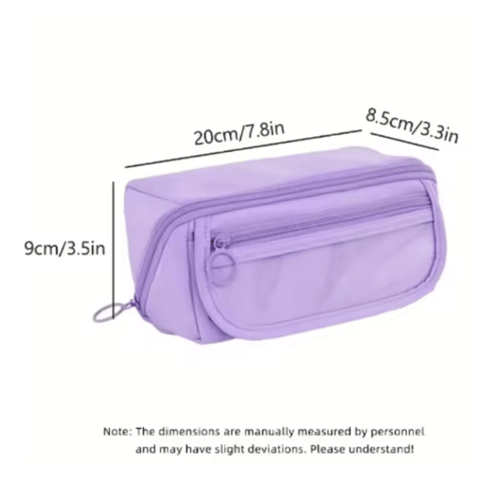 Large Capacity Pencil Case Durable Tabletop Stationery Storage Box For Study And Work 6