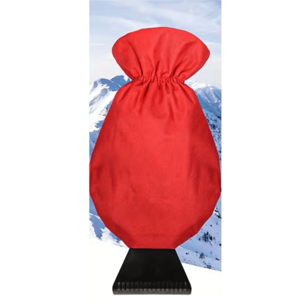 All In One Car Ice Scraper AND Snow Brush With Thermal Gloves Heavy Duty Winter Snow Removal Kit 1