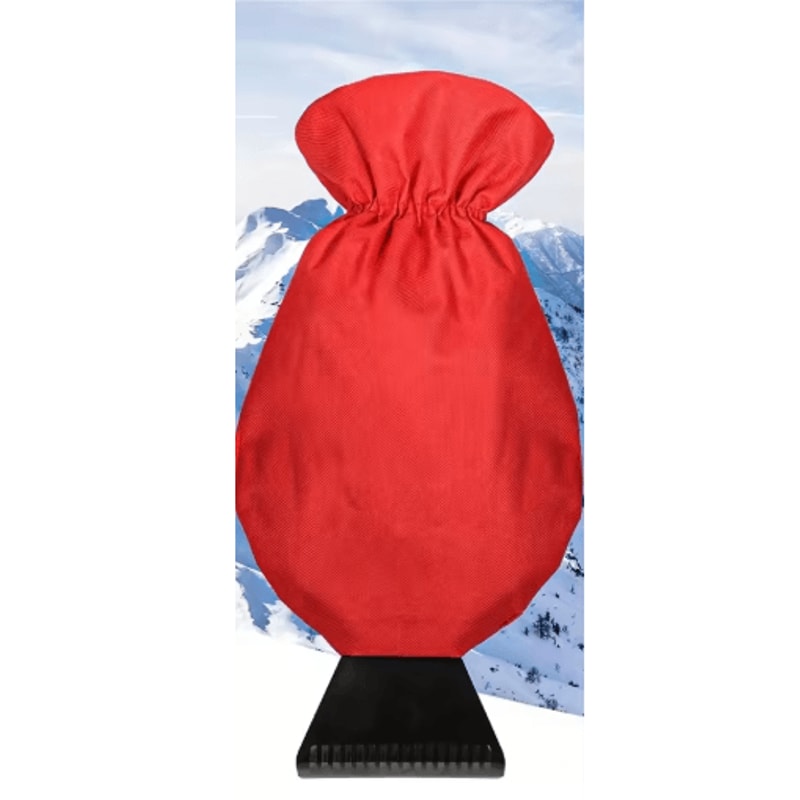 All In One Car Ice Scraper AND Snow Brush With Thermal Gloves Heavy Duty Winter Snow Removal Kit 1