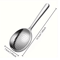 Heavy Duty Stainless Steel Kitchen Ladle Heat Resistant Serving Spoon With Drain Hole 2