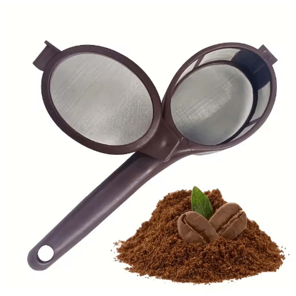 Durable Coffee Filter Spoon Portable Filtration Tool For Capsules And Ground Coffee 2
