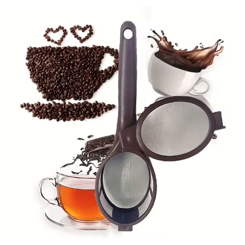 Durable Coffee Filter Spoon Portable Filtration Tool For Capsules And Ground Coffee 3