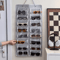 Wall Mounted Glasses Organizer 16 Slot Felt Hanging Storage For Home And Office 0