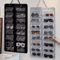 Wall Mounted Glasses Organizer 16 Slot Felt Hanging Storage For Home And Office 4