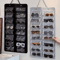 Wall Mounted Glasses Organizer 16 Slot Felt Hanging Storage For Home And Office 4