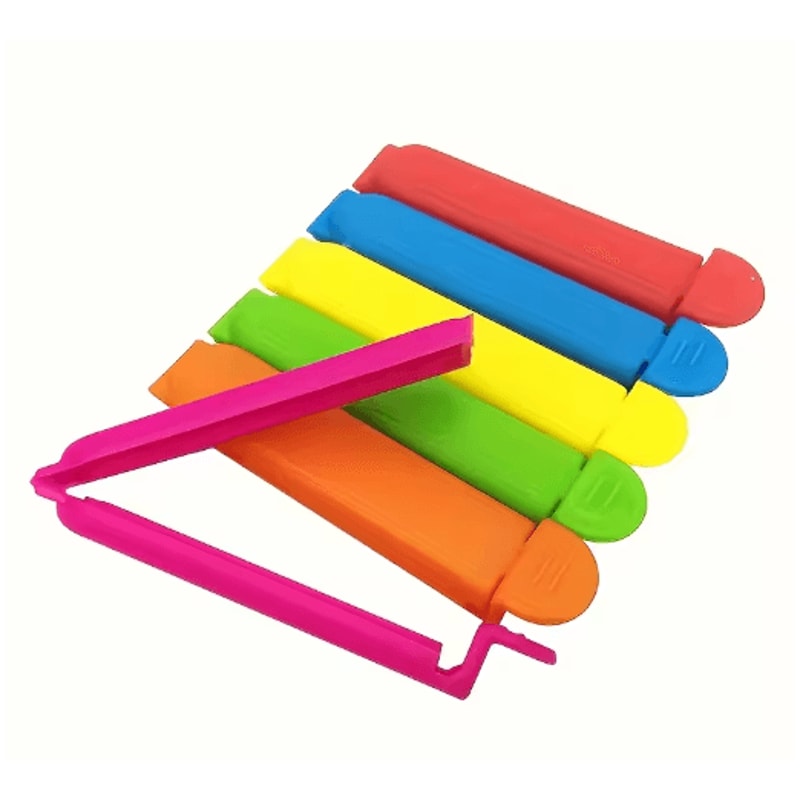 12PCS Food Bag Clips Set Portable Kitchen Sealing Clips For Snacks And Storage 3