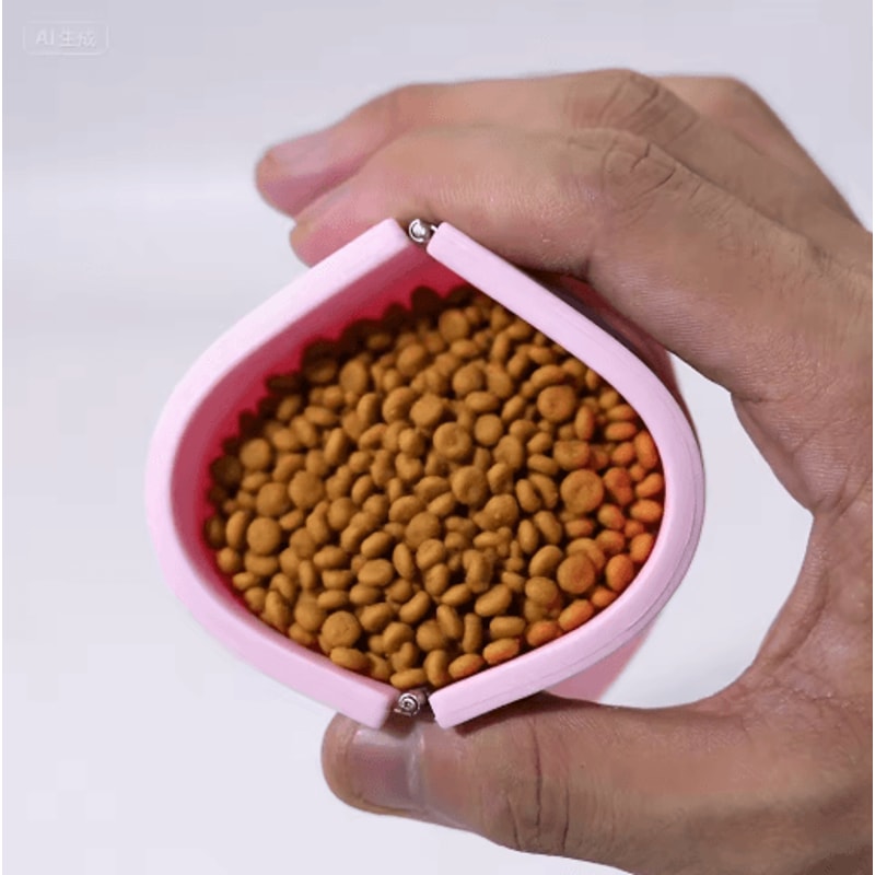 Silicone Dog Treat Pouch Waterproof Portable Pet Snack Bag For Training And Walks 4