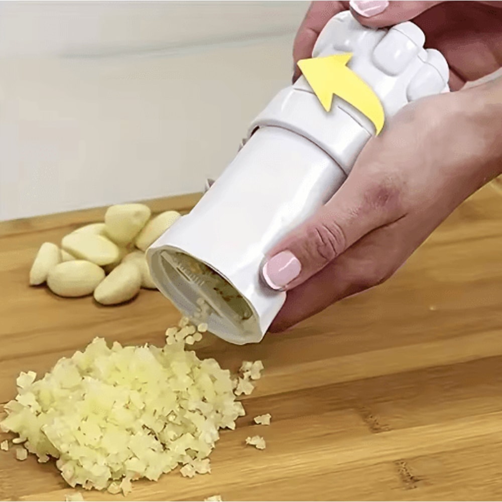 Chef Manual Garlic Press Mini Multifunctional Garlic Cutter Peeler And Grinder 1PC 0