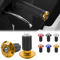 Motorcycle Handlebar End Caps CNC Metal Counterweight Grips Plug Sliders 2PCS 6