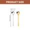 10PCS Stainless Steel Coffee Spoons Dessert Teaspoons And Seasoning Spoons For Home And Cafe Use 5