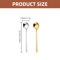 10PCS Stainless Steel Coffee Spoons Dessert Teaspoons And Seasoning Spoons For Home And Cafe Use 5