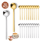 10PCS Stainless Steel Coffee Spoons Dessert Teaspoons And Seasoning Spoons For Home And Cafe Use 6