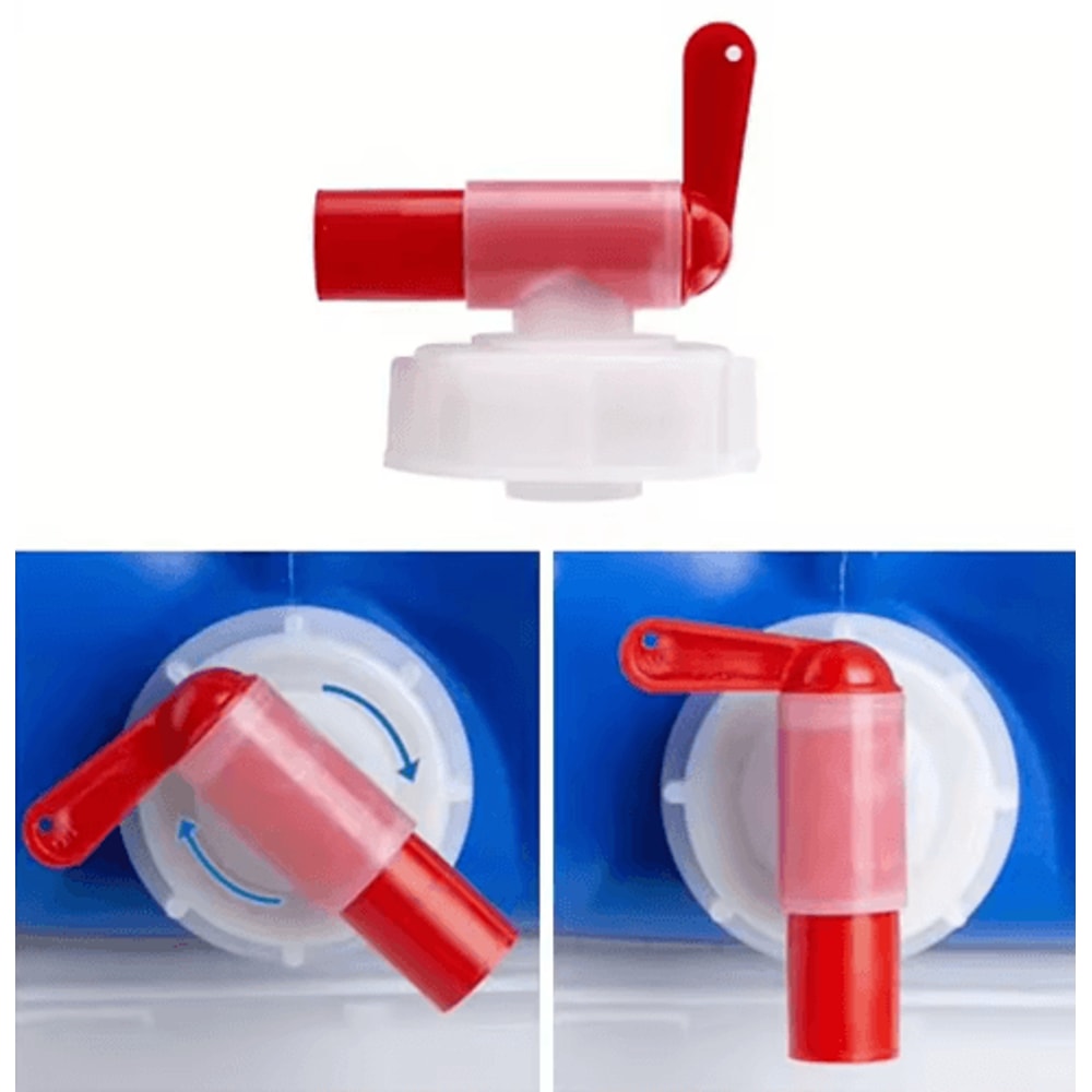 DIN61 Plastic Dispenser Valve European Standard Tap For 15 To 60L Canisters And Garden Use 1PC 5