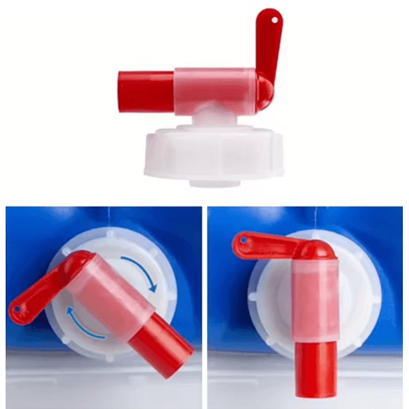 DIN61 Plastic Dispenser Valve European Standard Tap For 15 To 60L Canisters And Garden Use 1PC 5