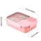 Cute Bento Lunch Box For Kids 3 Grid Cartoon Food Storage Box For School And Canteen 2