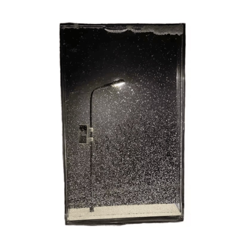 Liuma Snow Scene Night Light Christmas Snowy Night Desk Lamp For Cozy Room Decor 1