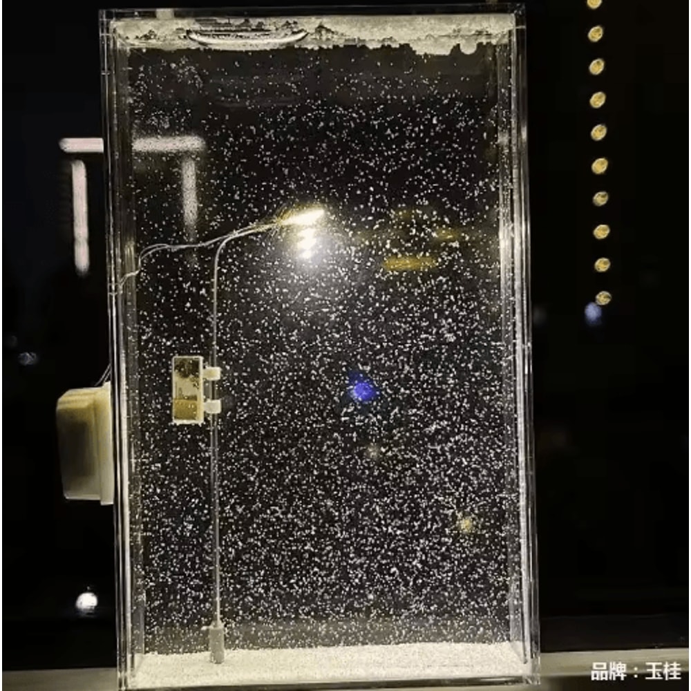 Liuma Snow Scene Night Light Christmas Snowy Night Desk Lamp For Cozy Room Decor 2