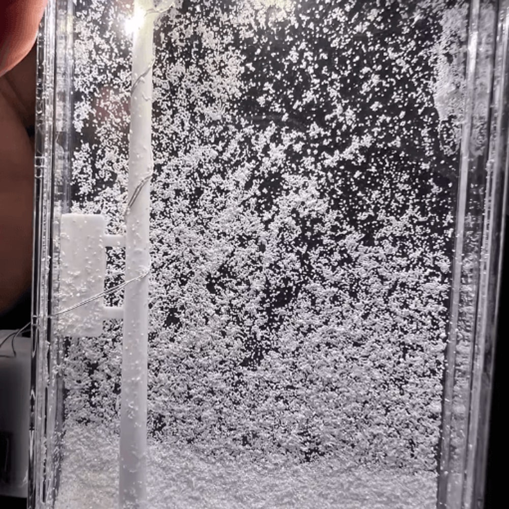 Liuma Snow Scene Night Light Christmas Snowy Night Desk Lamp For Cozy Room Decor 4