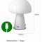 Tri Colour USB LED Mushroom Light Modern Corded Ambient Lamp For Camping And Home Decor 1