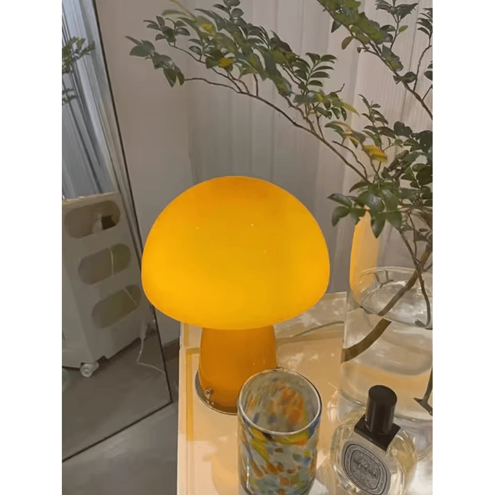 Tri Colour USB LED Mushroom Light Modern Corded Ambient Lamp For Camping And Home Decor 5