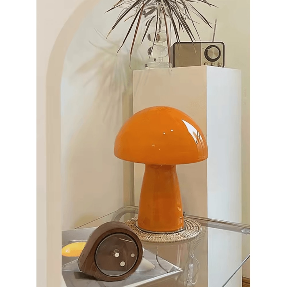 Tri Colour USB LED Mushroom Light Modern Corded Ambient Lamp For Camping And Home Decor 6